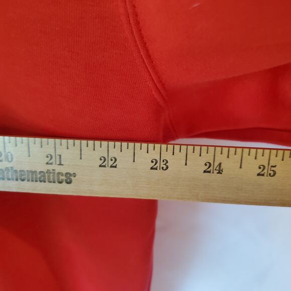 Thunderbolt Locks Hoodie Red Safe Travels Van Life Graphic Pullover Sweatshirt - Picture 7 of 8